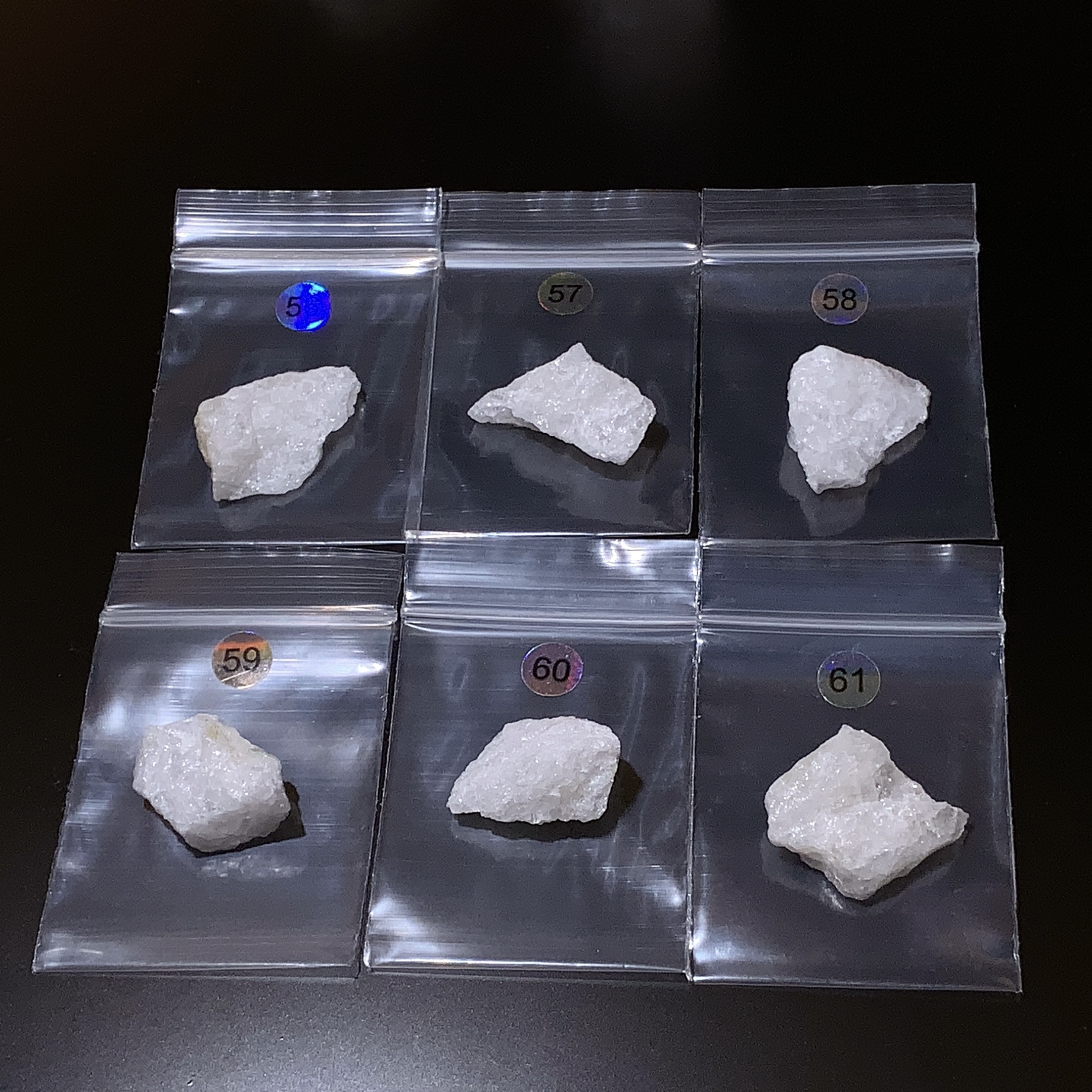 白色阿賽斯特萊 (6-8g) No.56-61