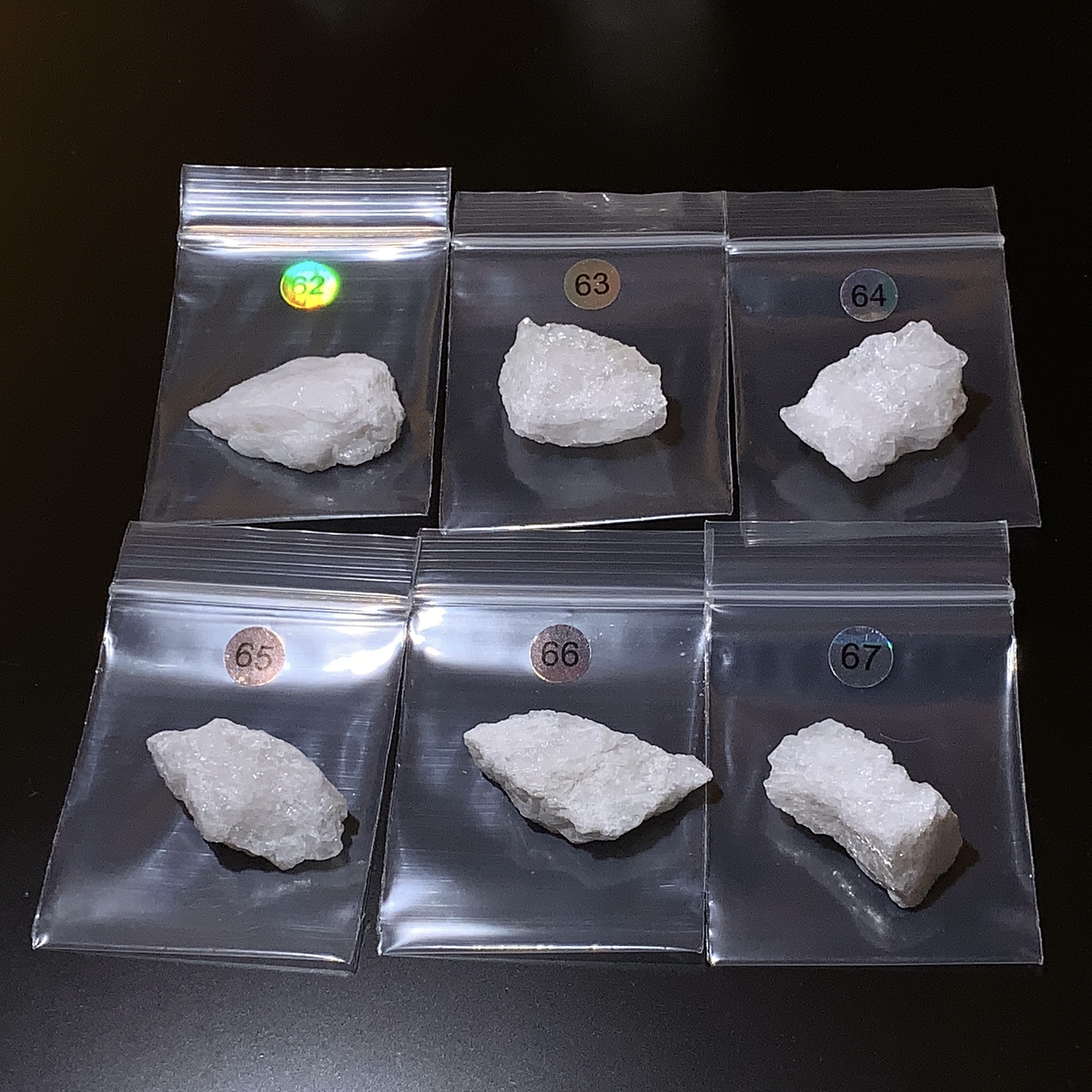 白色阿賽斯特萊 (10-12g) No.62-67