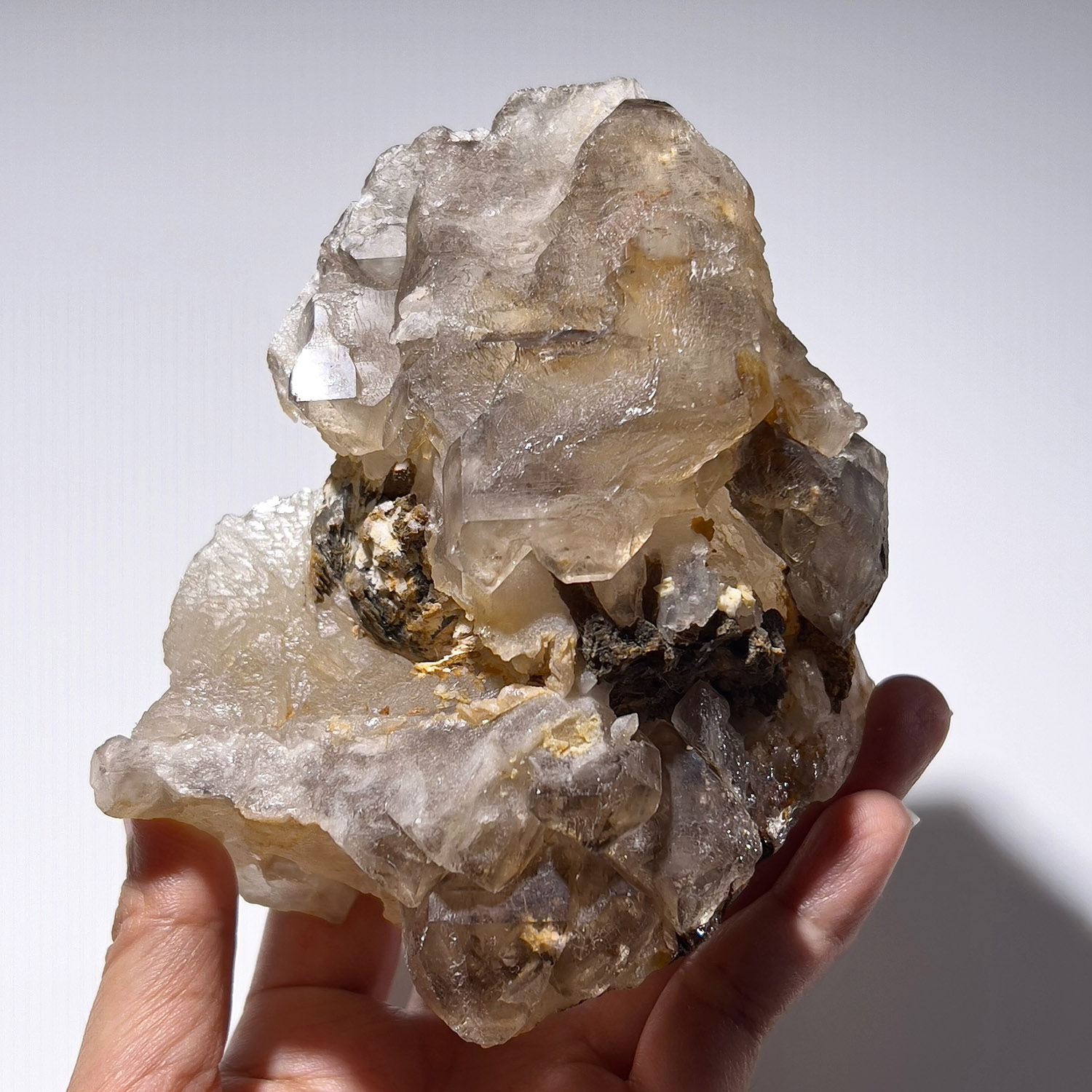 大師水晶 - 煙晶骨幹水晶 485g (256-6)